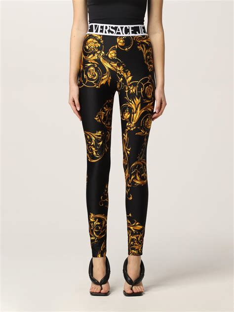 versace jeans couture stirrup pants|Versace pants sale.